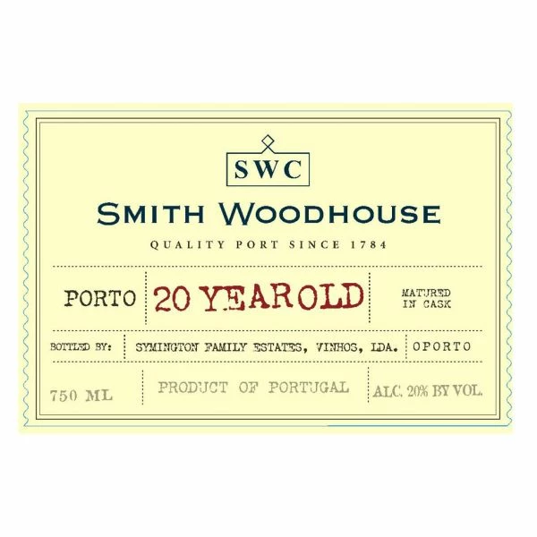 Smith Woodhouse 20 Year Old Tawny Port - Image 2
