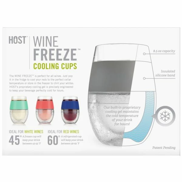 Wine FREEZE Cooling Cups (Set Of 4) - Image 4