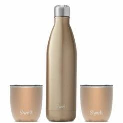 S'well Pyrite Wine Bottle & Tumbler Set