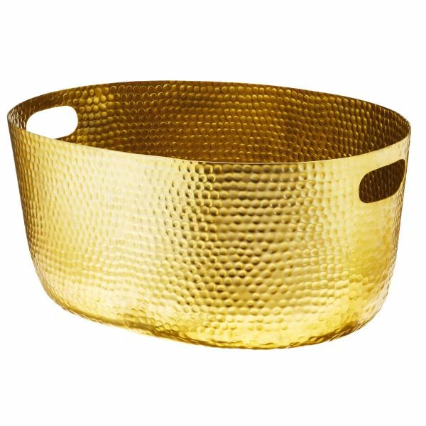 Gold Hammered Tub By Twine