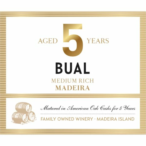 Blandy's 5 Year Old Bual Madeira - Image 2
