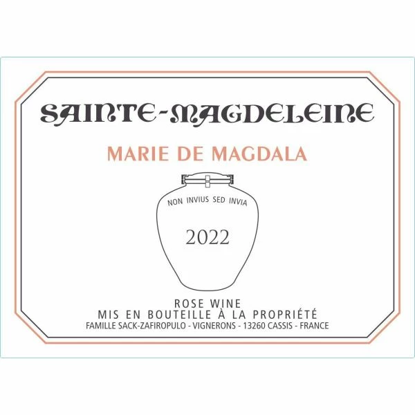 Clos Sainte Magdeleine Bouches Du Rhone Rose Marie De Magdala 2022 - Image 2