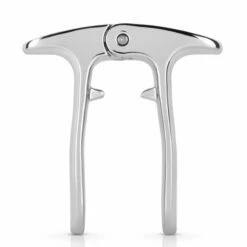 Viski Polished Silver Champagne Puller