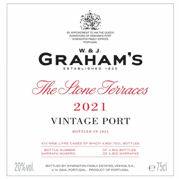 Graham's Stone Terraces Vintage Port 2021 - Image 2