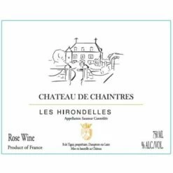 Chateau De Chaintres Les Hirondelles Saumur Rose 2021