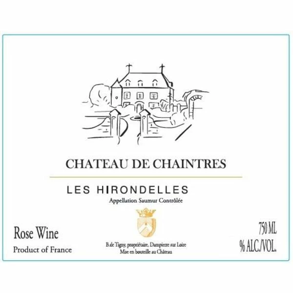 Chateau De Chaintres Les Hirondelles Saumur Rose 2021