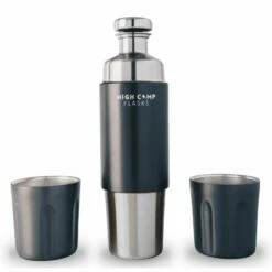 High Camp Gunmetal Firelight 750ml Flask