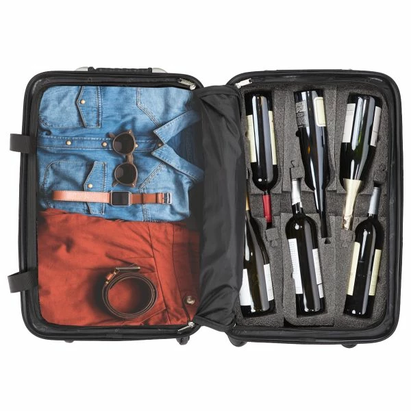 VinGardeValise 12-Bottle Wine Travel Suitcase - Image 2