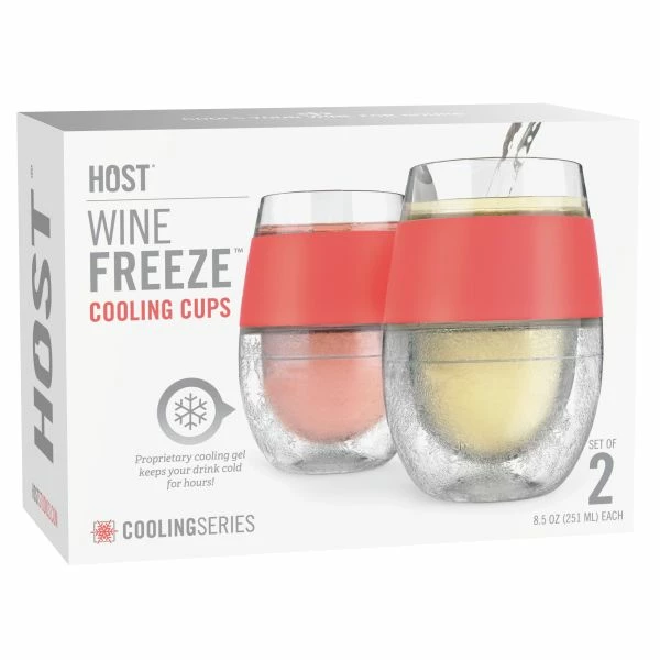 Wine FREEZE Cooling Cups (Set Of 2) - Image 3