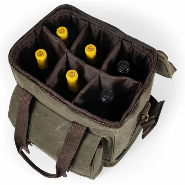Weekender 6-Bottle Wine Bag - Image 5