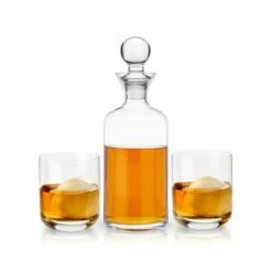 Viski Modern Liquor Decanter & Tumblers